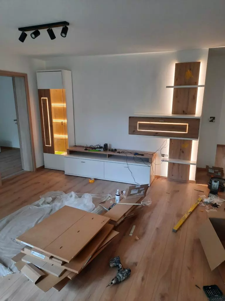Sanierung einer 4-Zimmer Wohnung